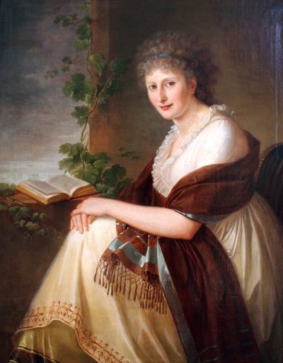 Elisabeth Christiane Baroness von Bouwinghausen by Philipp Friedrich von Hetsch